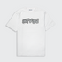 Multi Font Chest Logo T-Shirt - White/Grey