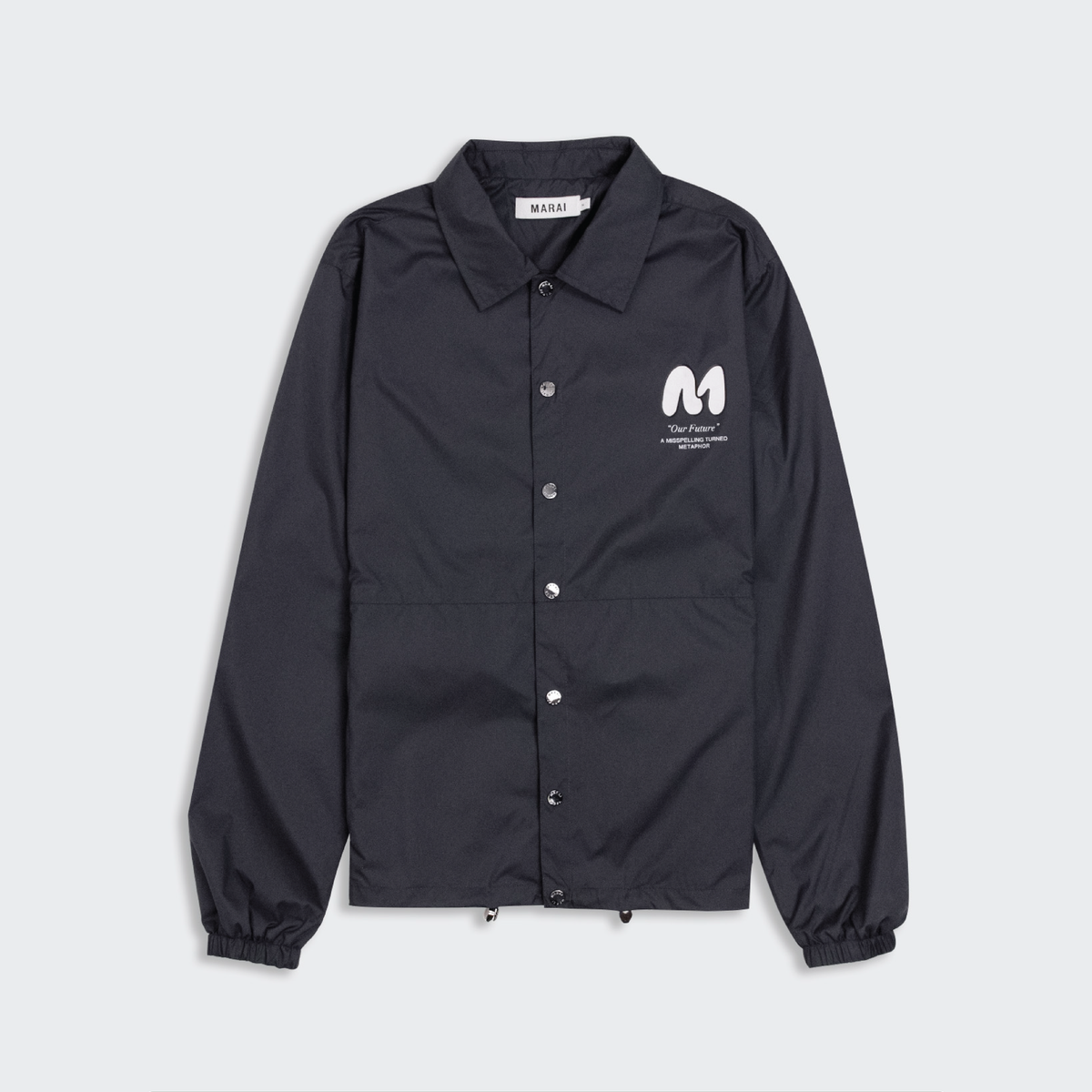 Ripstop Nylon Bubble Coach Jacket - Dark Grey – MARAI