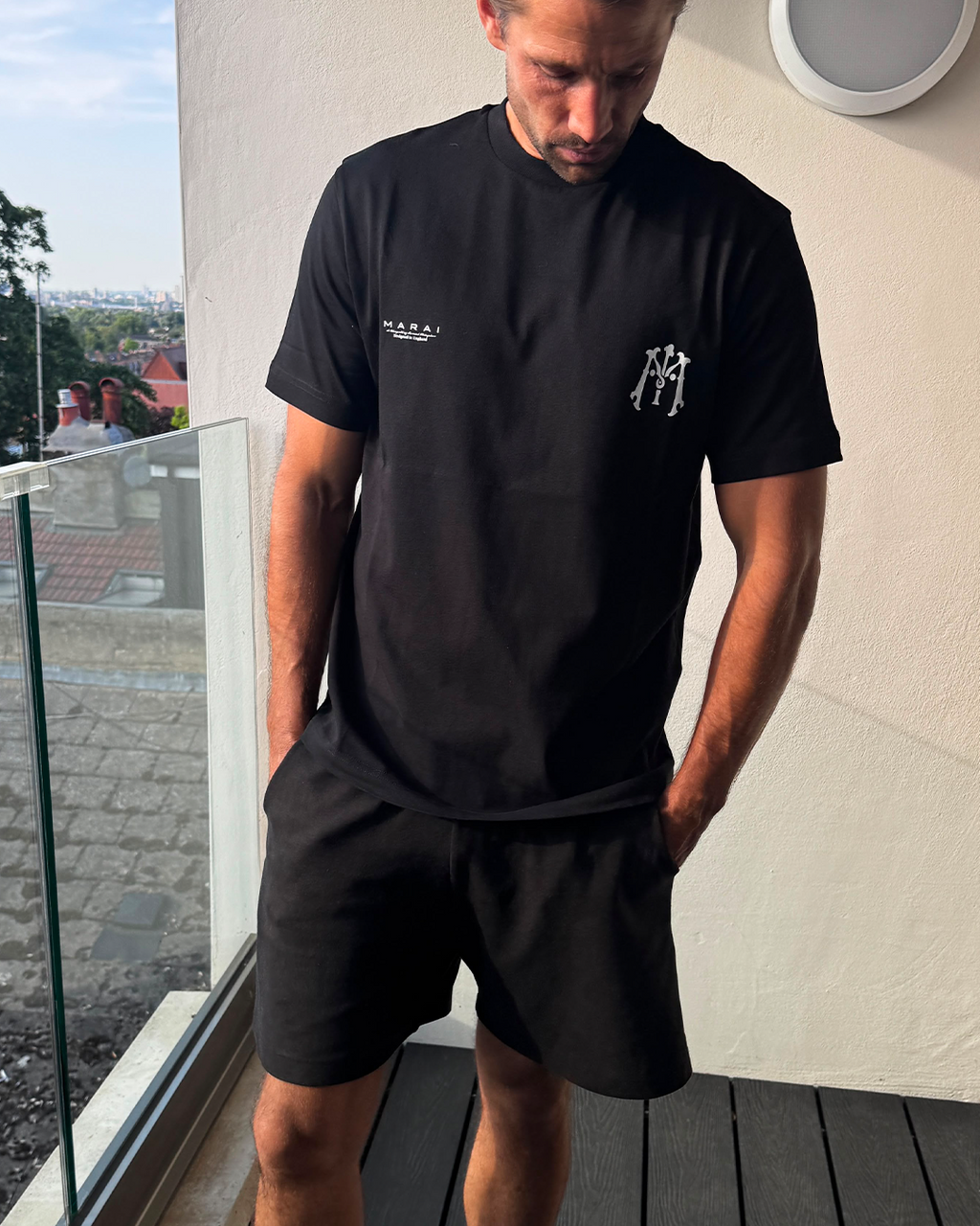 Monogram Logo T-Shirt - Black/Mono