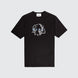 Mercerised Orb Print T-Shirt - Black