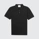 Mercerised Pique Plain Polo - Black