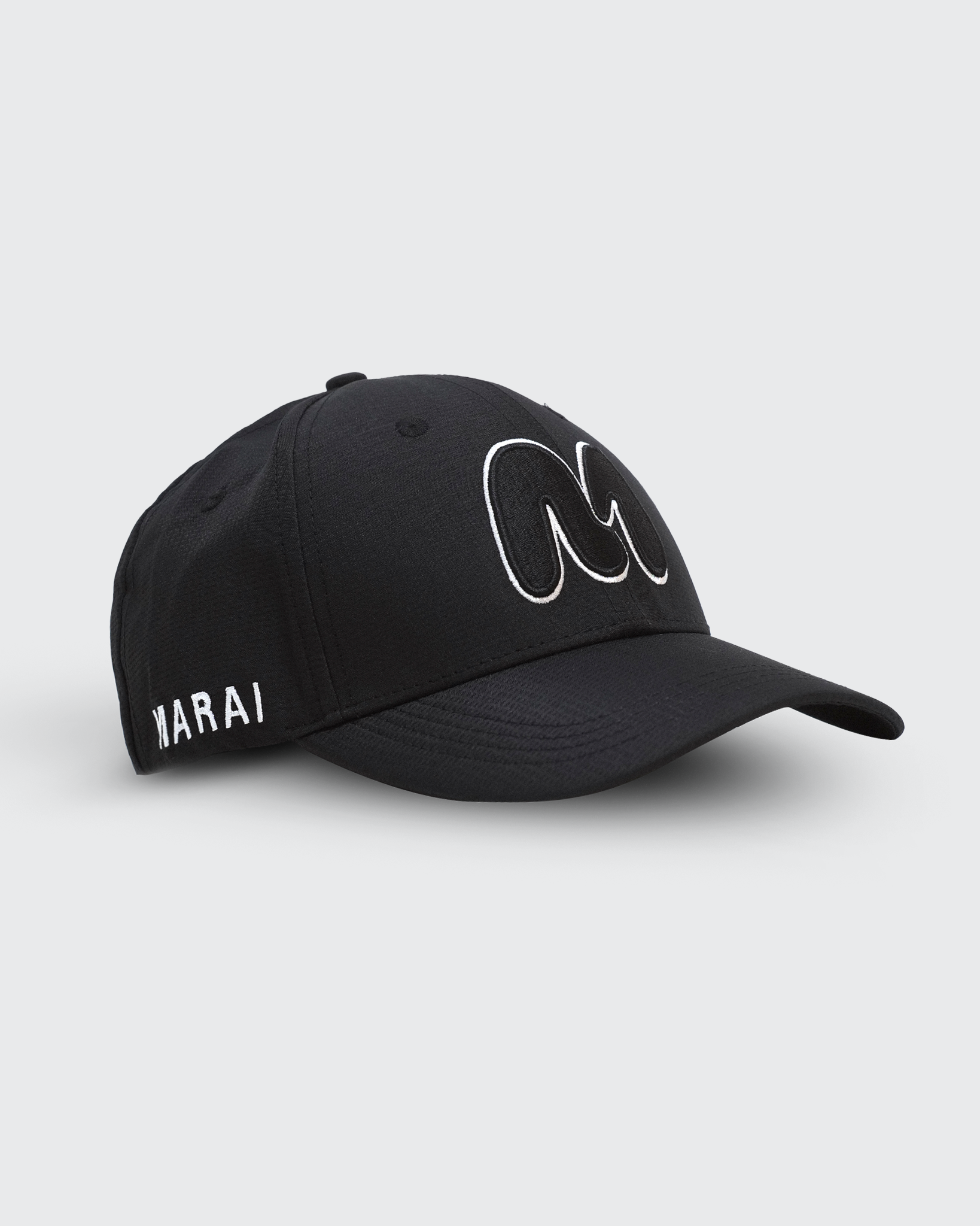 Ripstop Bubble M Logo Cap Black WHT BLK One Size Mercerised Cotton Black Wht Blk