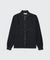 Crinkle Nylon Bomber Jacket - Black