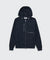 Crinkle Nylon Hooded Jacket - Navy