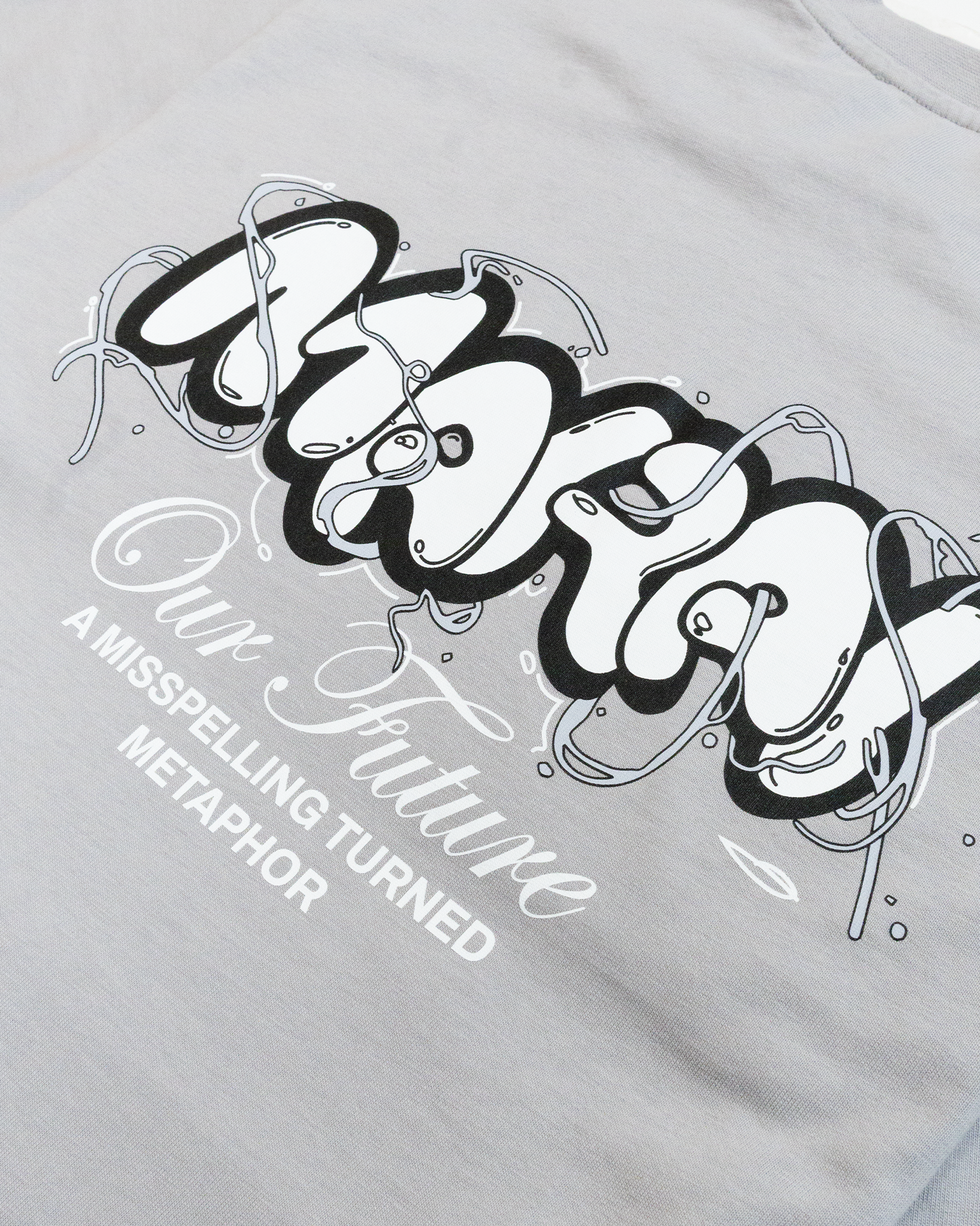 Vortex Bubble Logo T-Shirt - Light Grey