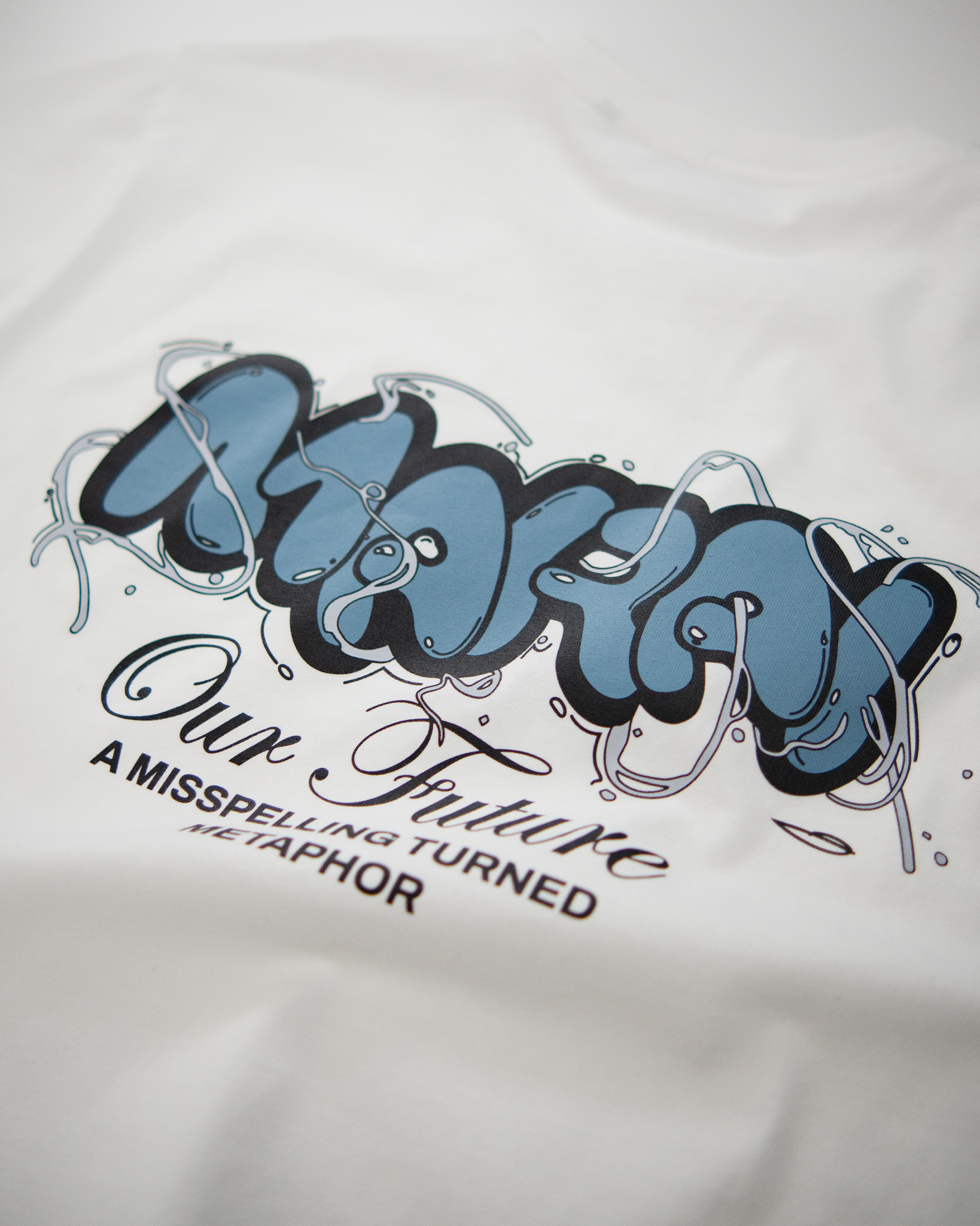Vortex Bubble Logo T-Shirt - White