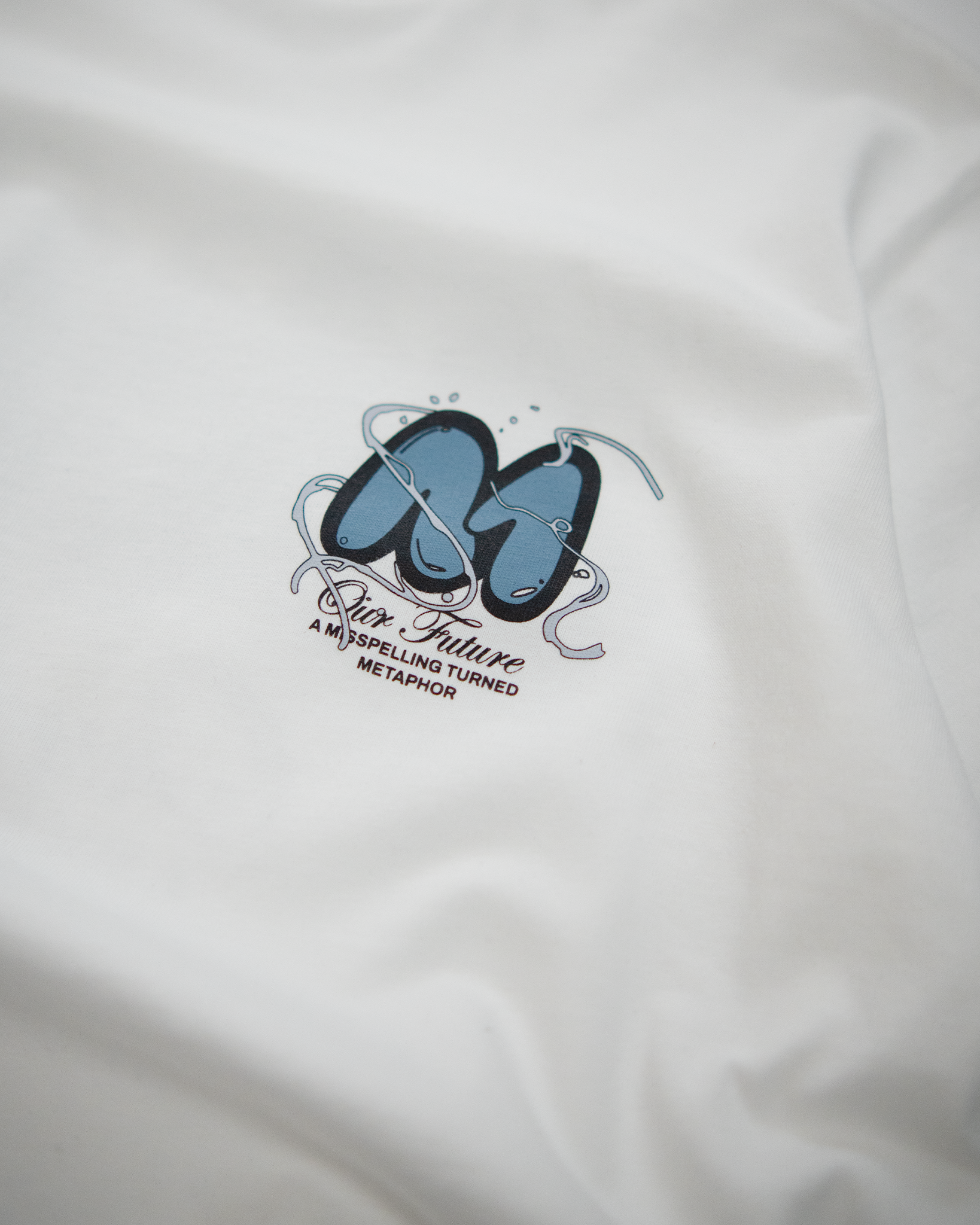 Vortex Bubble Logo T-Shirt - White