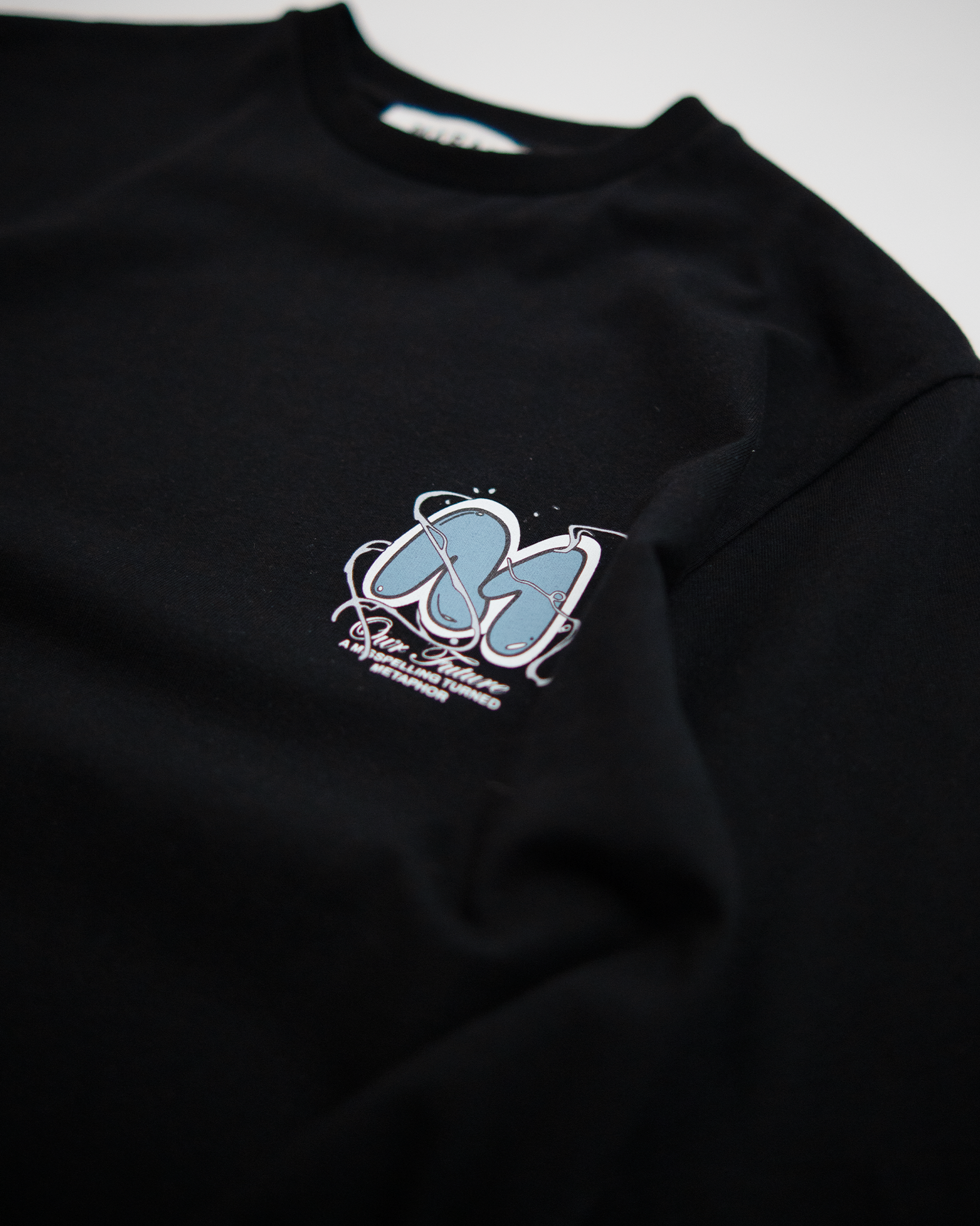 Vortex Bubble Logo T-Shirt - Black