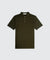 Mercerised Pique Plain Polo - Dark Green