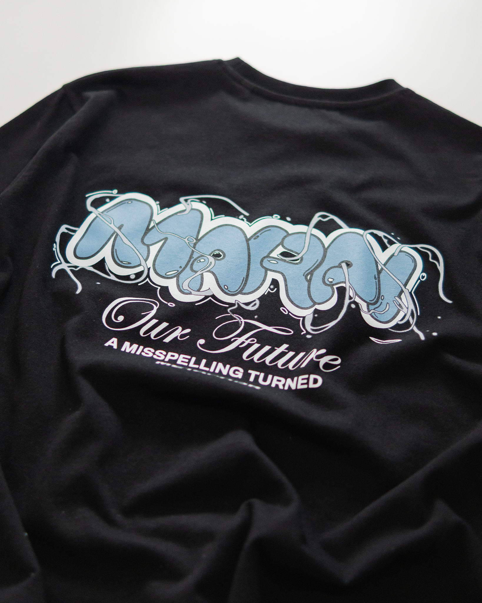 Vortex Bubble Logo T-Shirt - Black