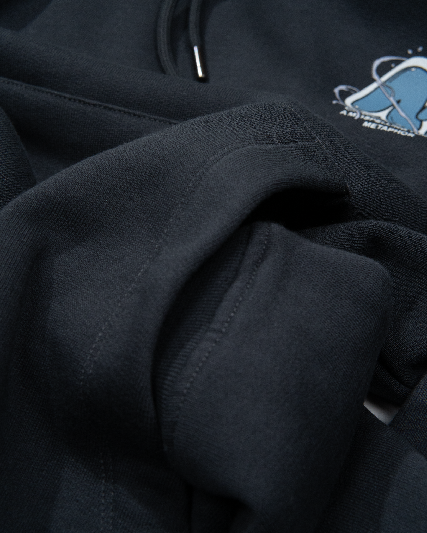 Bubble Logo Vortex Hoodie - Dark Grey