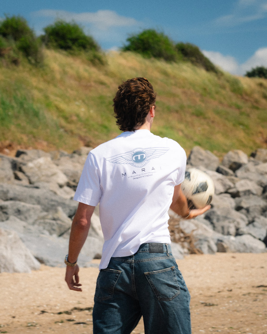 Insignia Logo T-Shirt - White/Turb