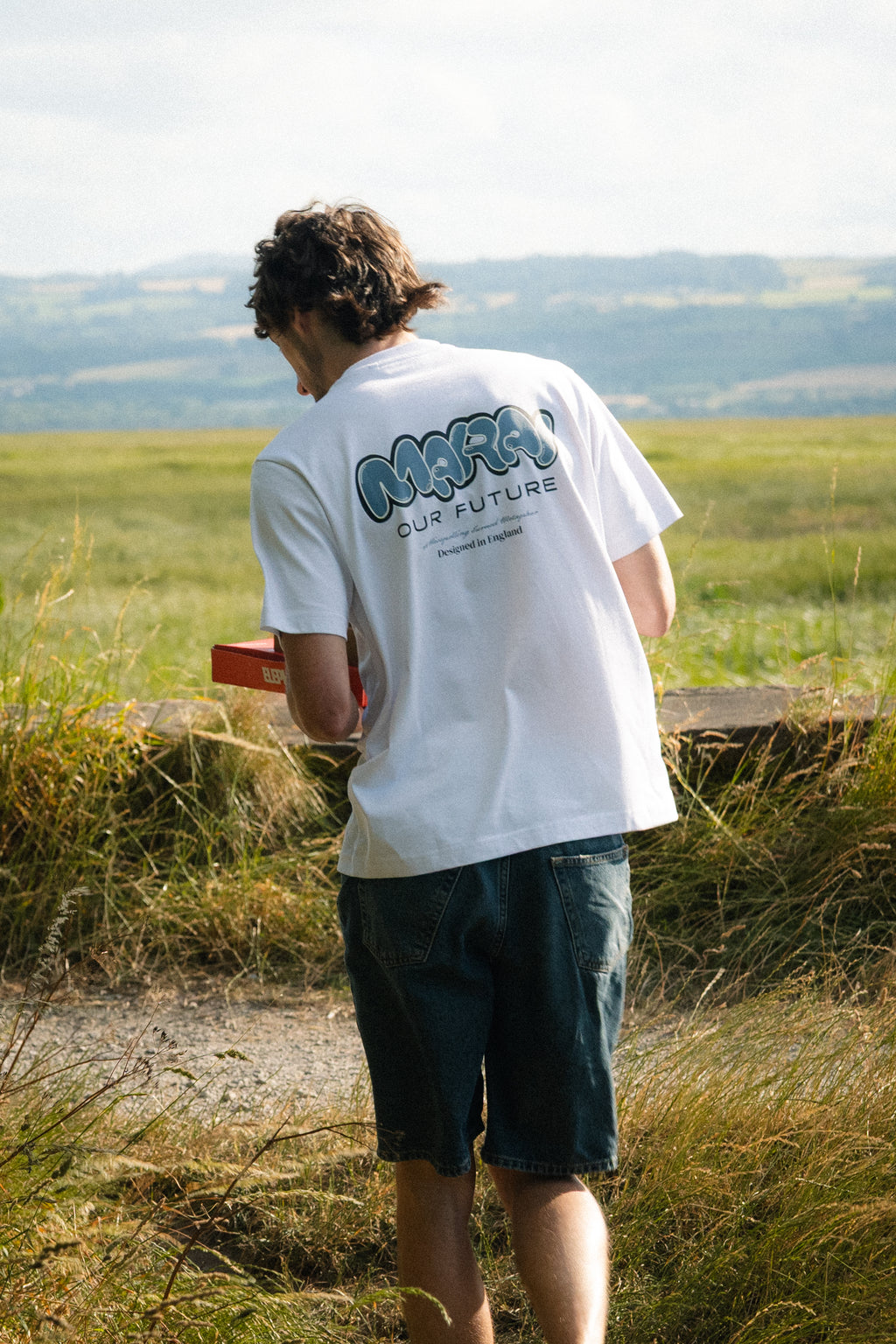 XL Bubble Logo T-Shirt - White/Turb