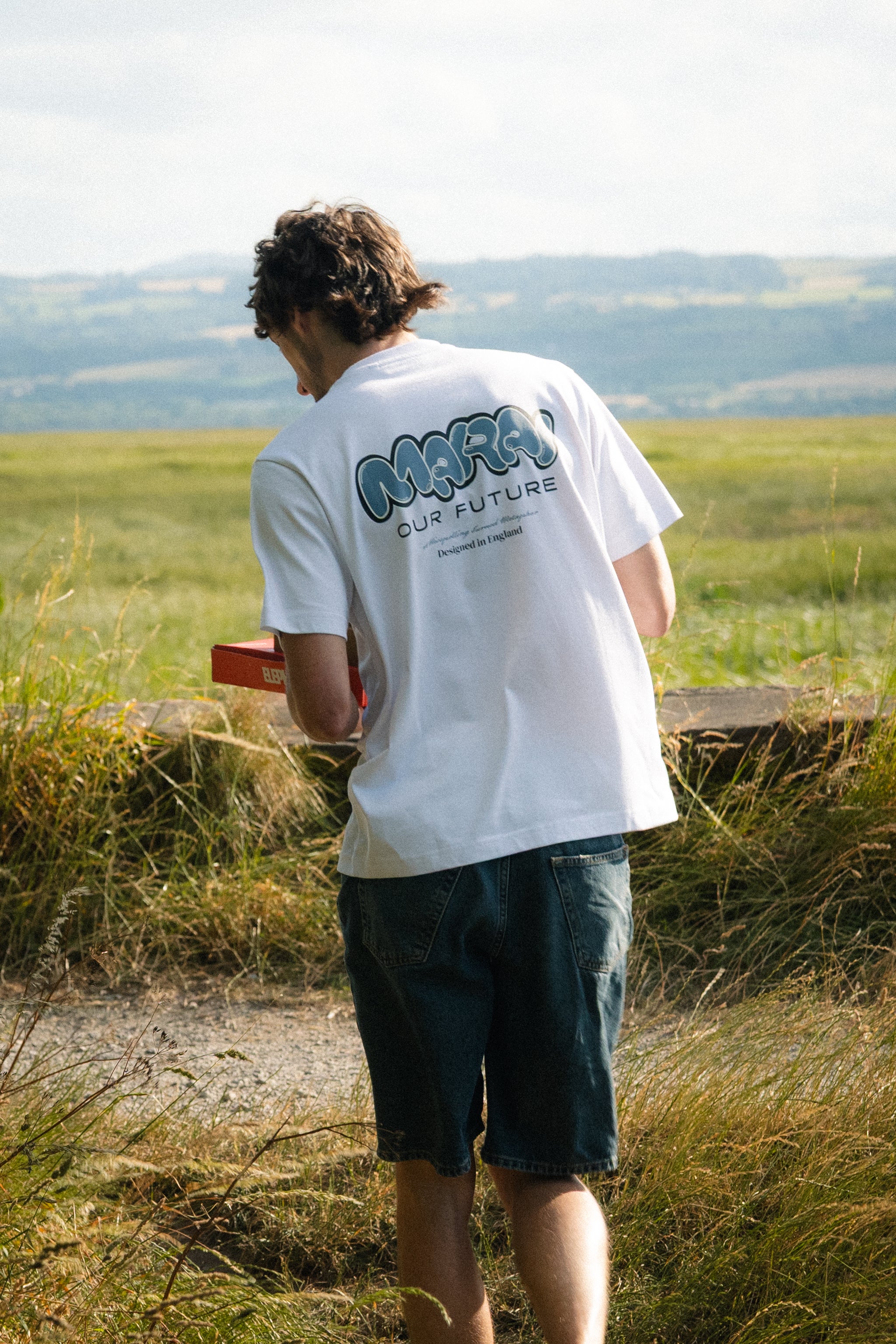 XL Bubble Logo T-Shirt - White/Turb