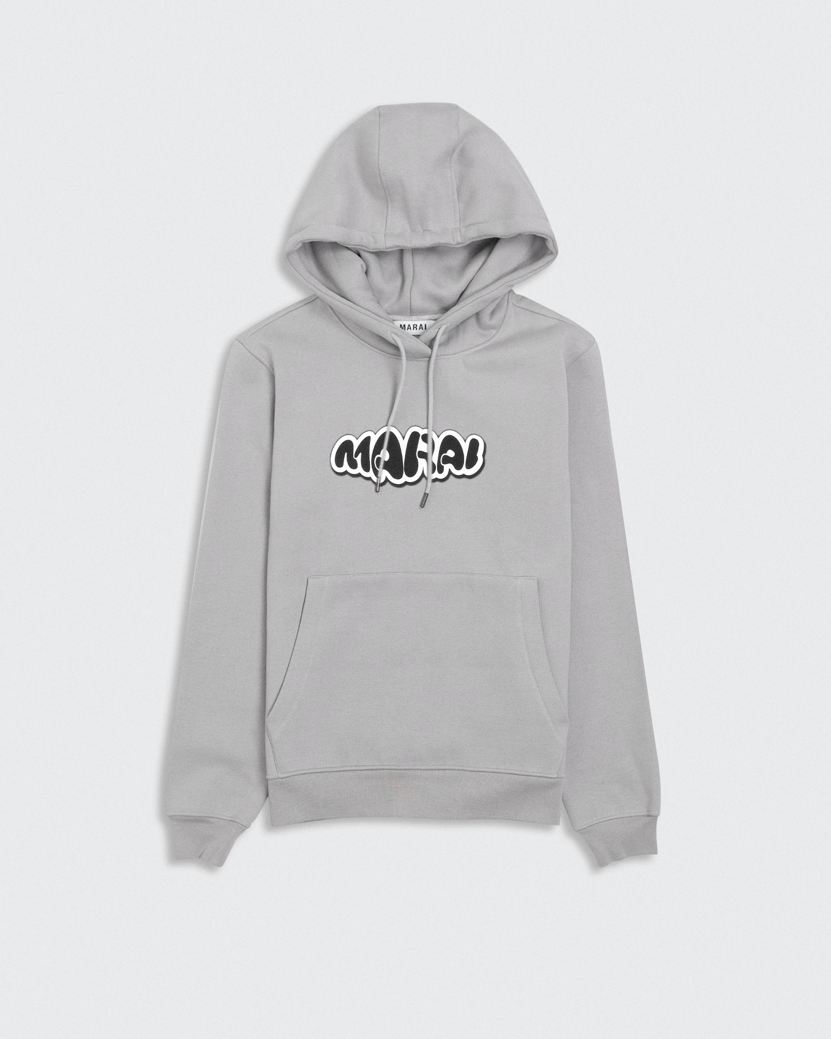 Warp Bubble Logo Hoodie - Light Grey