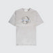 Mercerised Orb Print T-Shirt - Light Grey