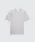 Mercerised Pique Panelled T-Shirt - Grey