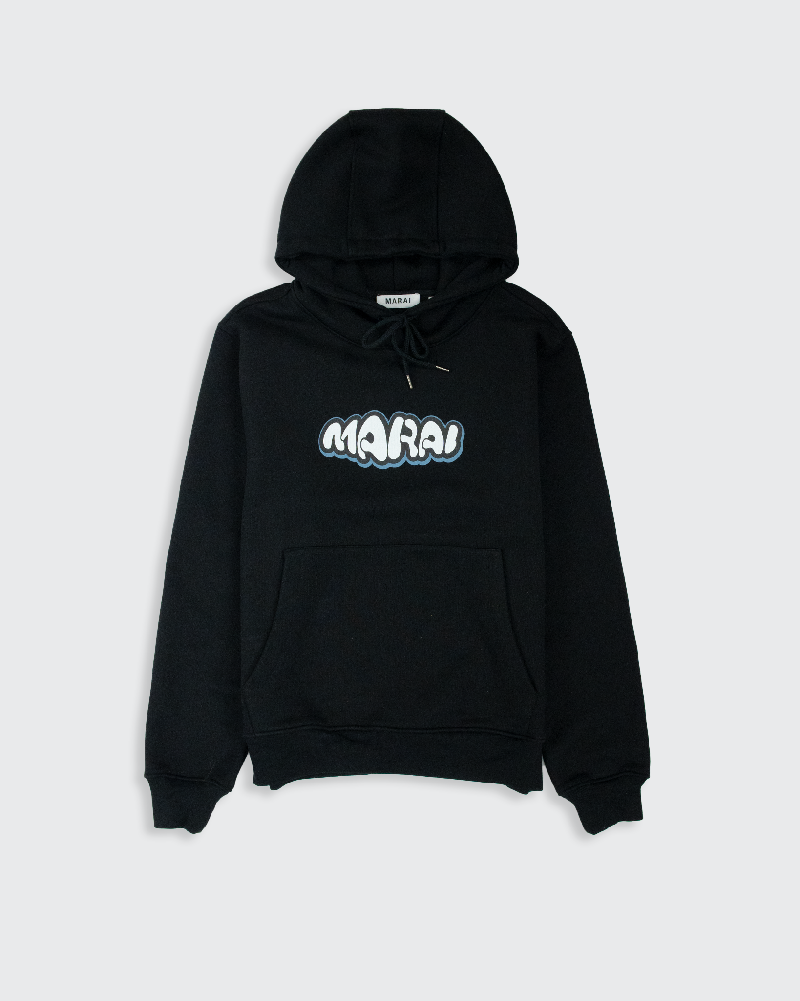 Warp Bubble Logo Hoodie - Black