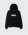 Warp Bubble Logo Hoodie - Black