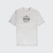 Mercerised Cluster Print T-Shirt - Light Grey