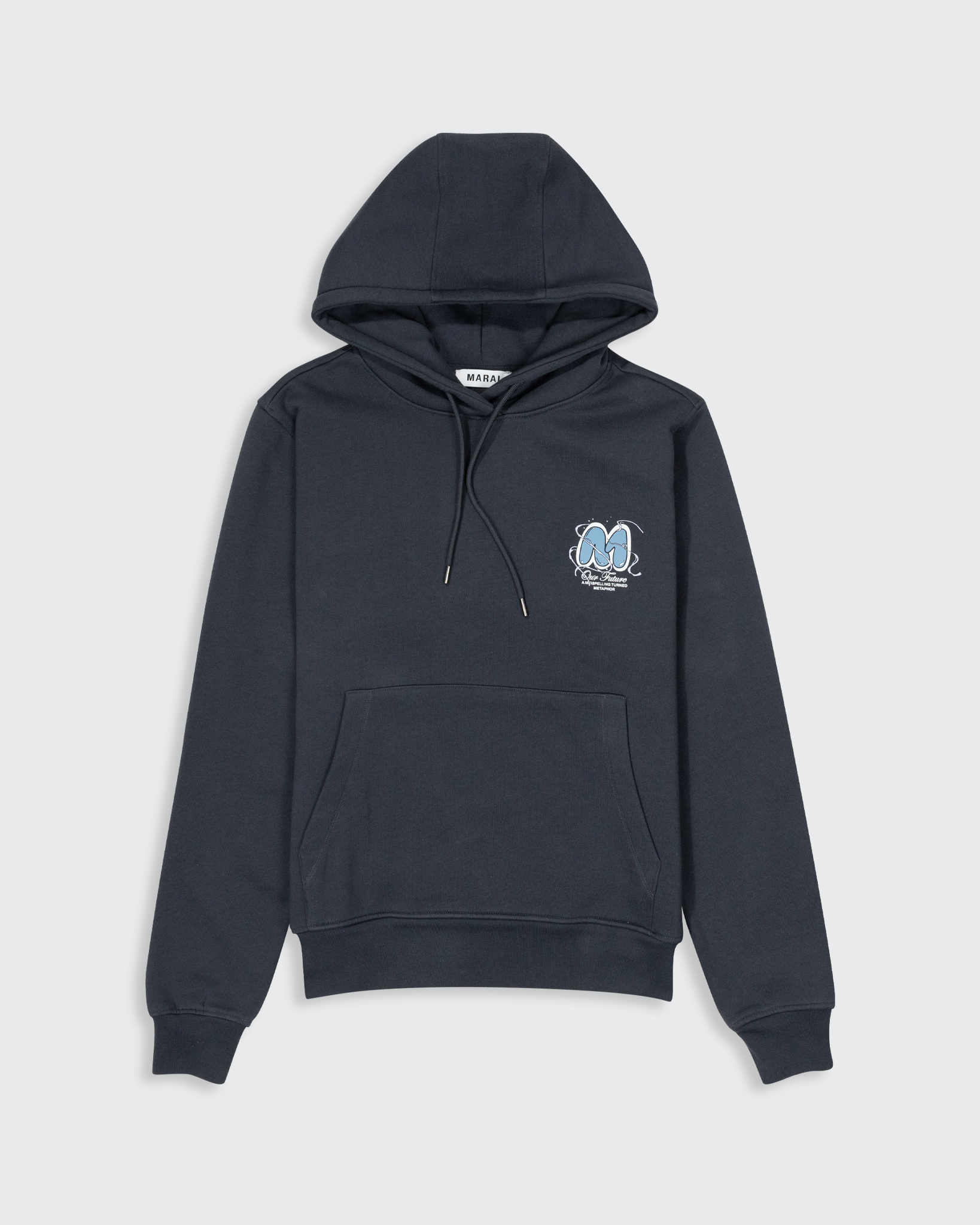 Bubble Logo Vortex Hoodie - Dark Grey