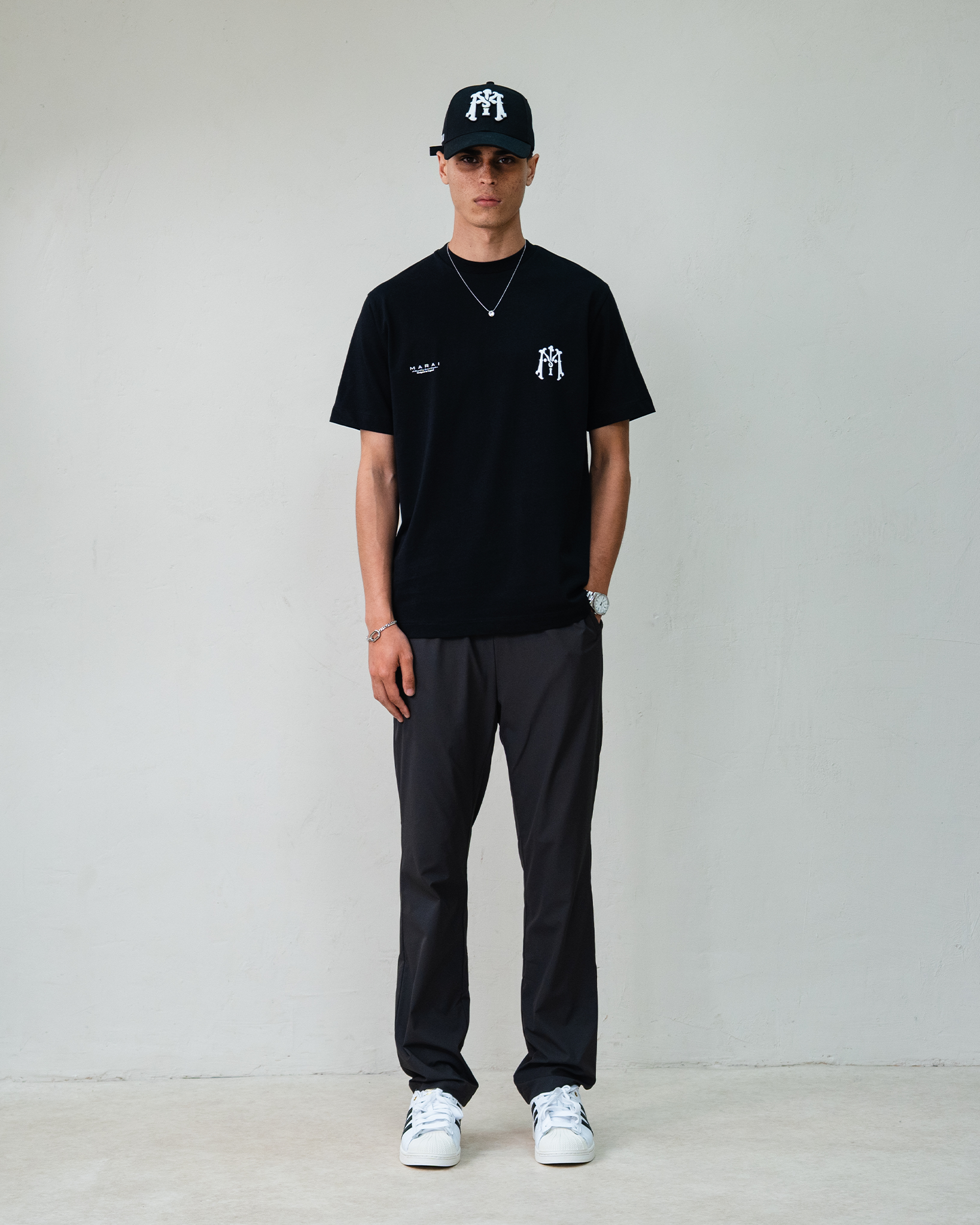 Monogram Logo T-Shirt - Black/Mono