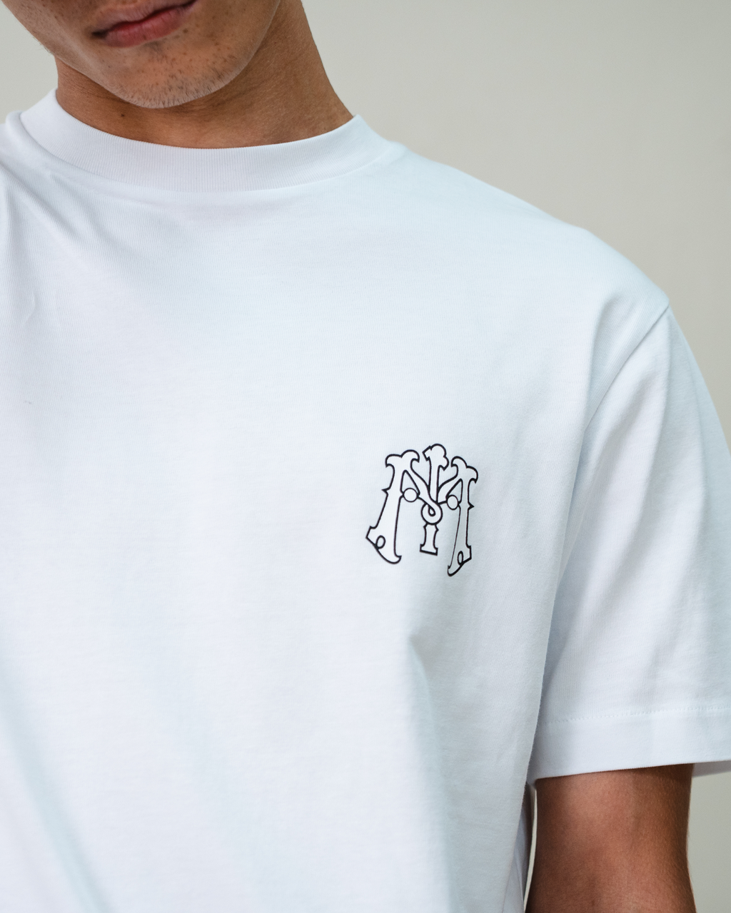 Monogram Logo T-Shirt - White/Mono
