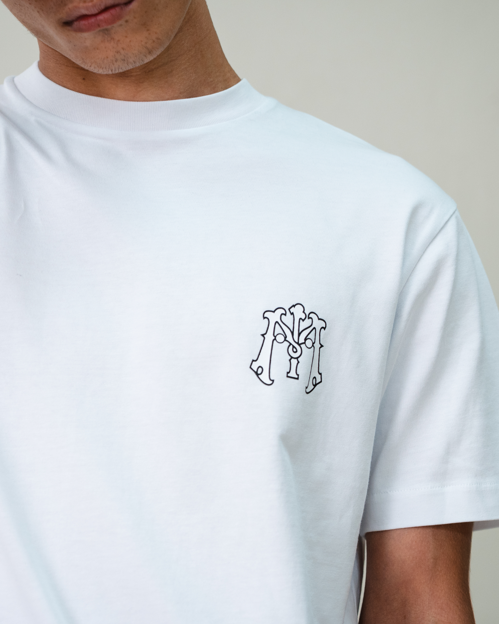 Monogram Logo T-Shirt - White/Mono