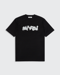 Multi Font Chest Logo T-Shirt - Black/Grey