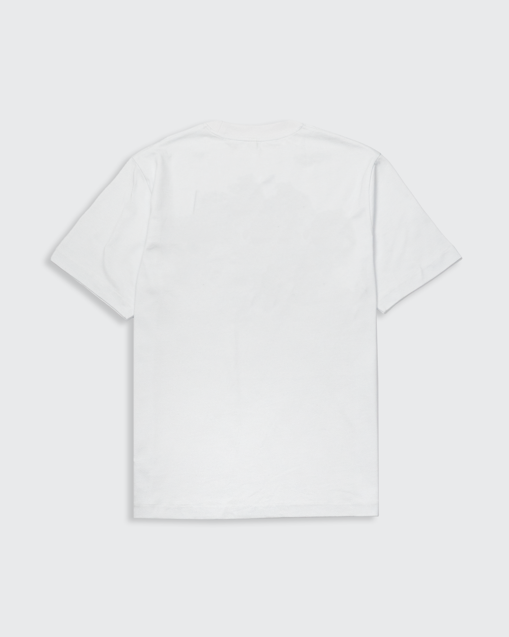 Multi Font Chest Logo T-Shirt - White/Grey