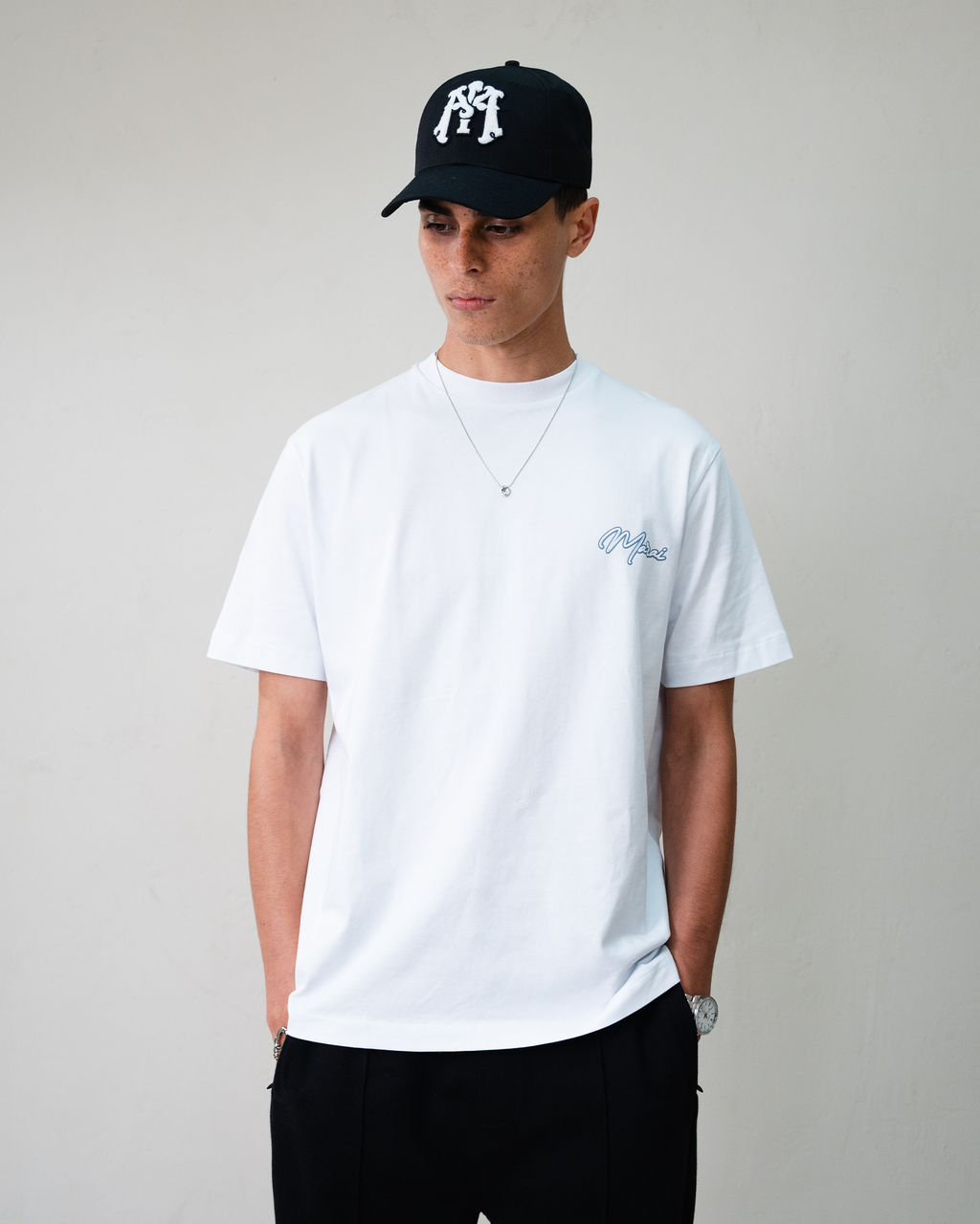 Signature Logo T-Shirt - White/Turb