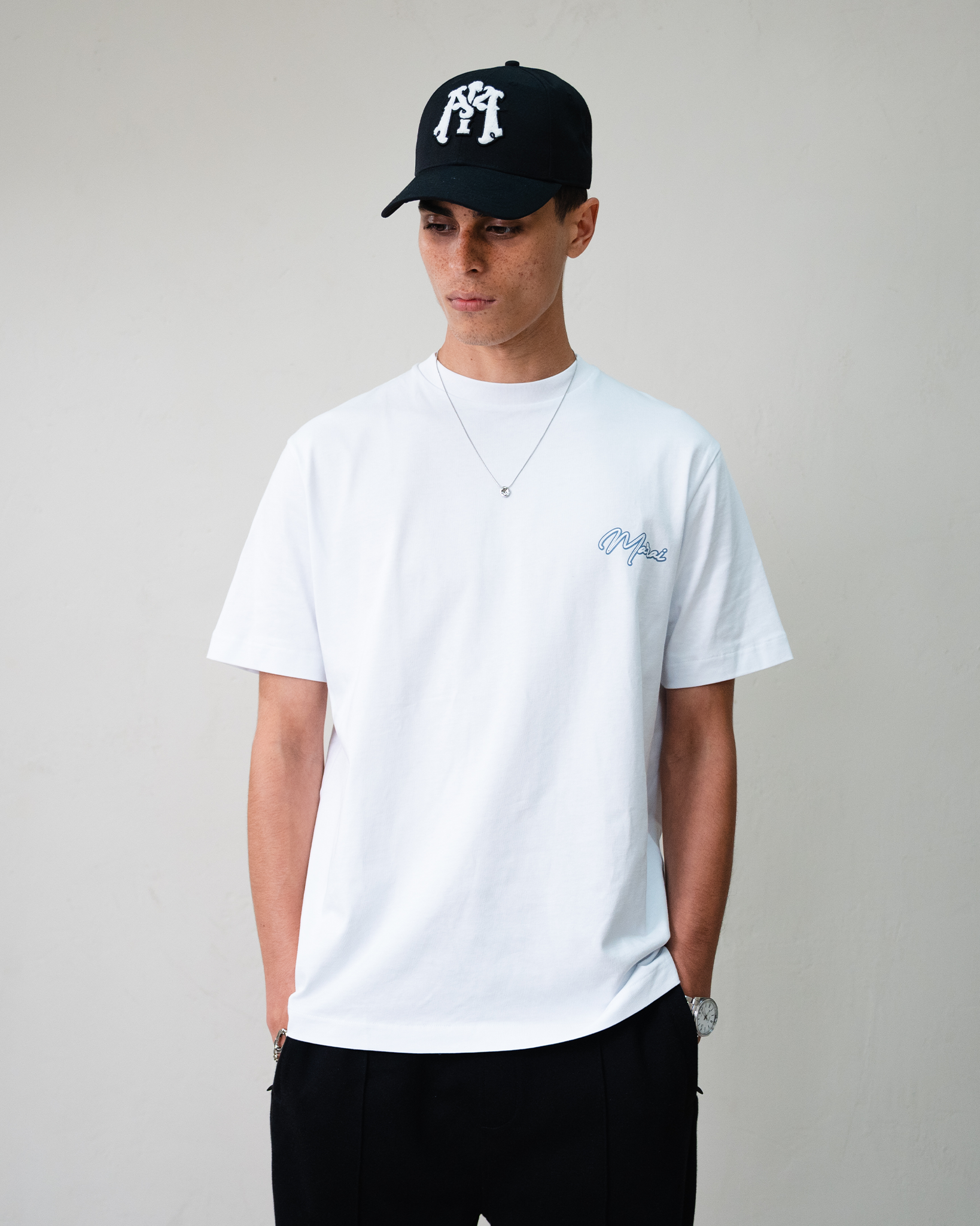 Signature Logo T-Shirt - White/Turb