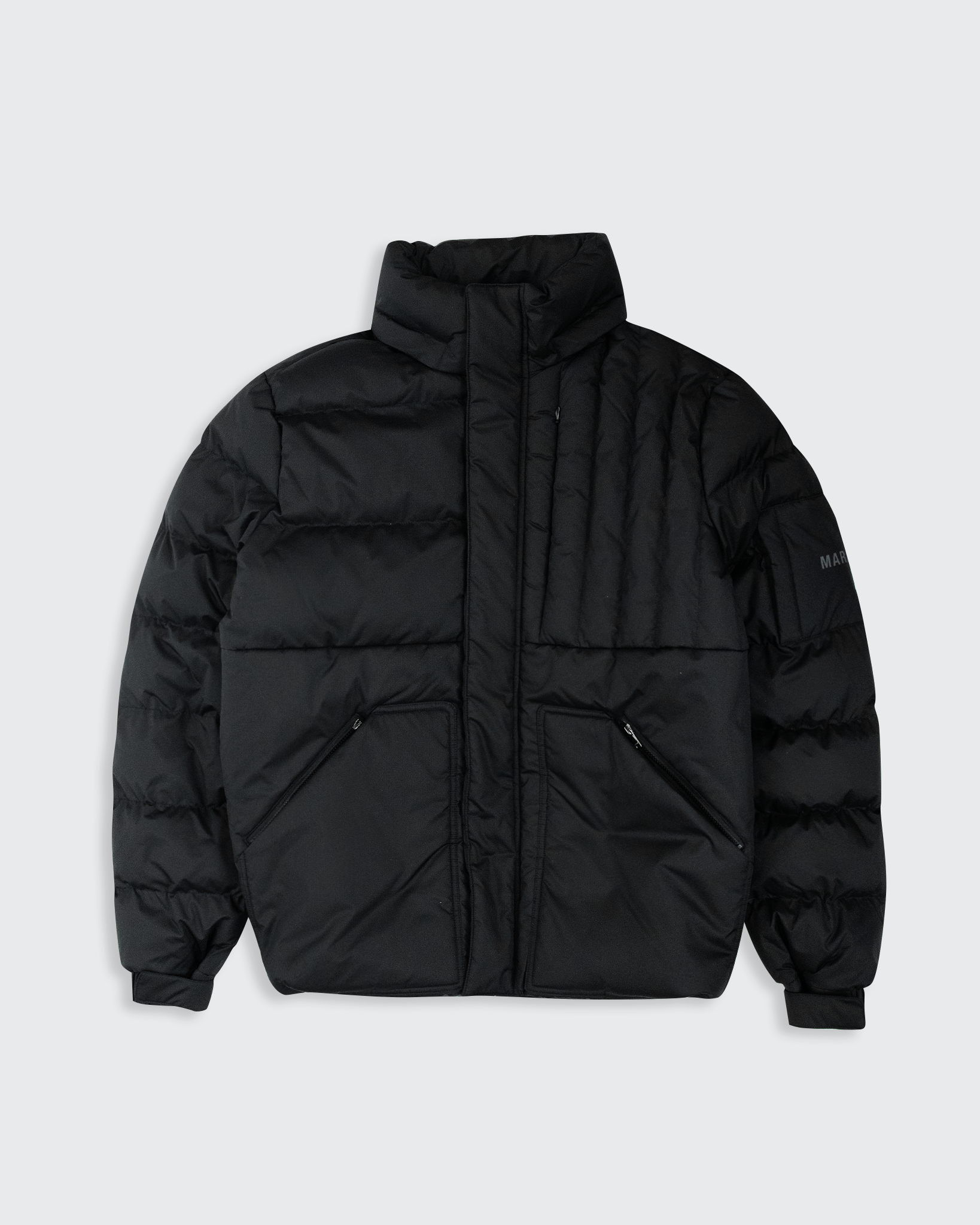 Ripstop Nylon Padded Puffer - Black