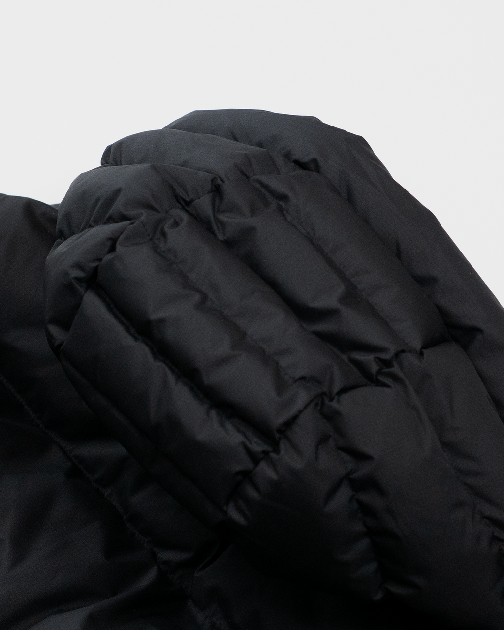 Ripstop Nylon Padded Puffer - Black