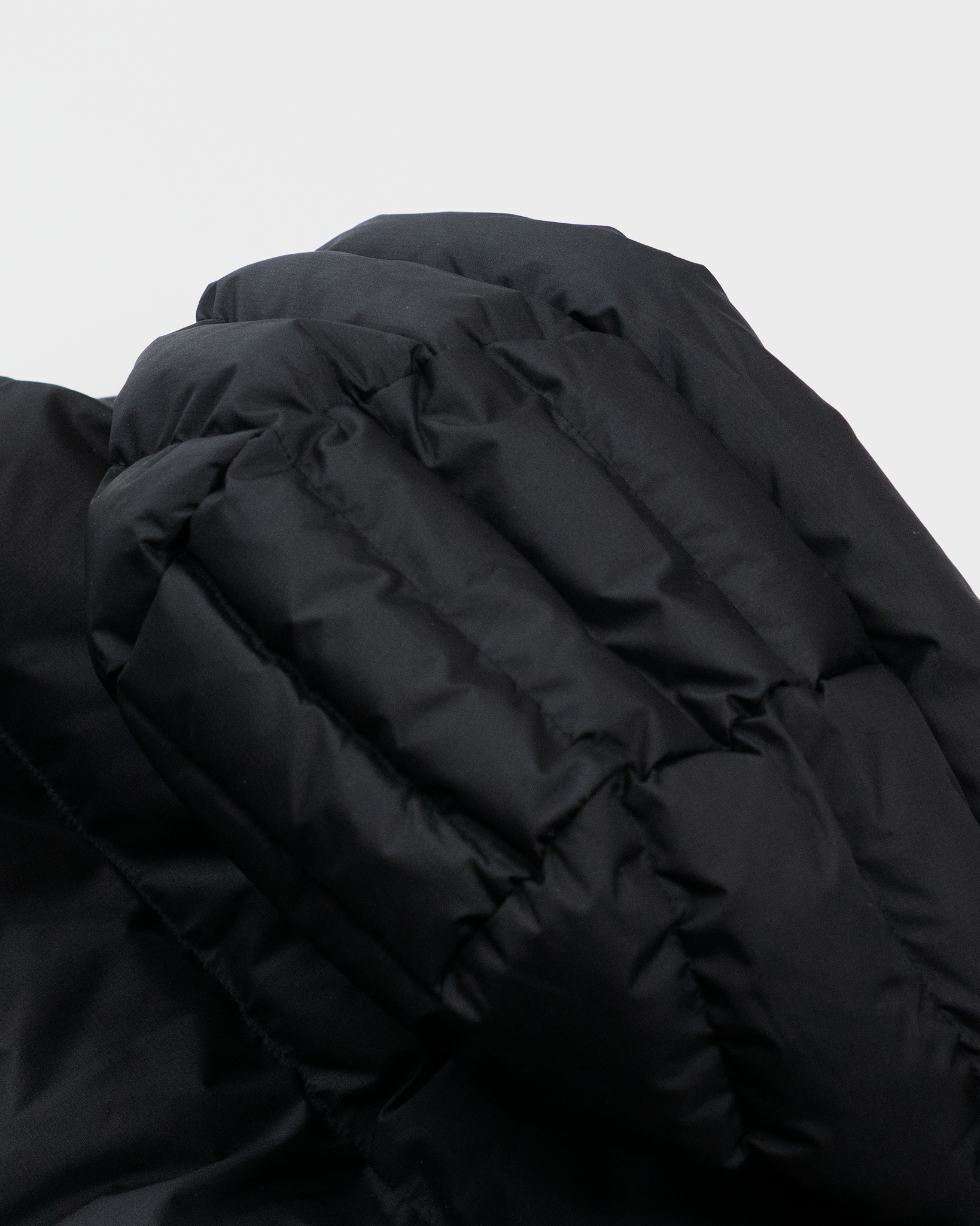 Ripstop Nylon Padded Puffer - Black