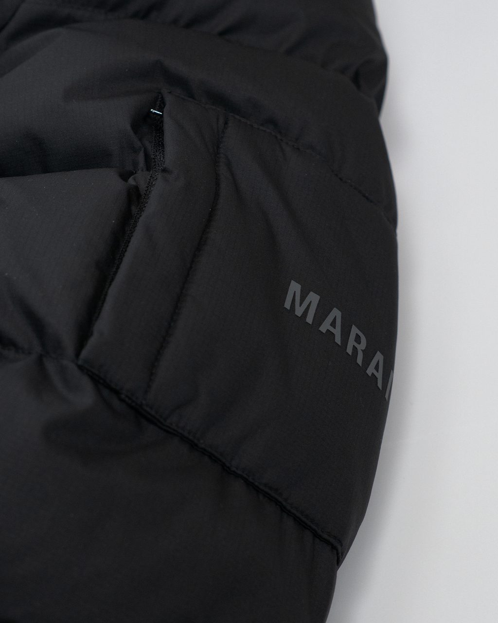 Ripstop Nylon Padded Puffer - Black