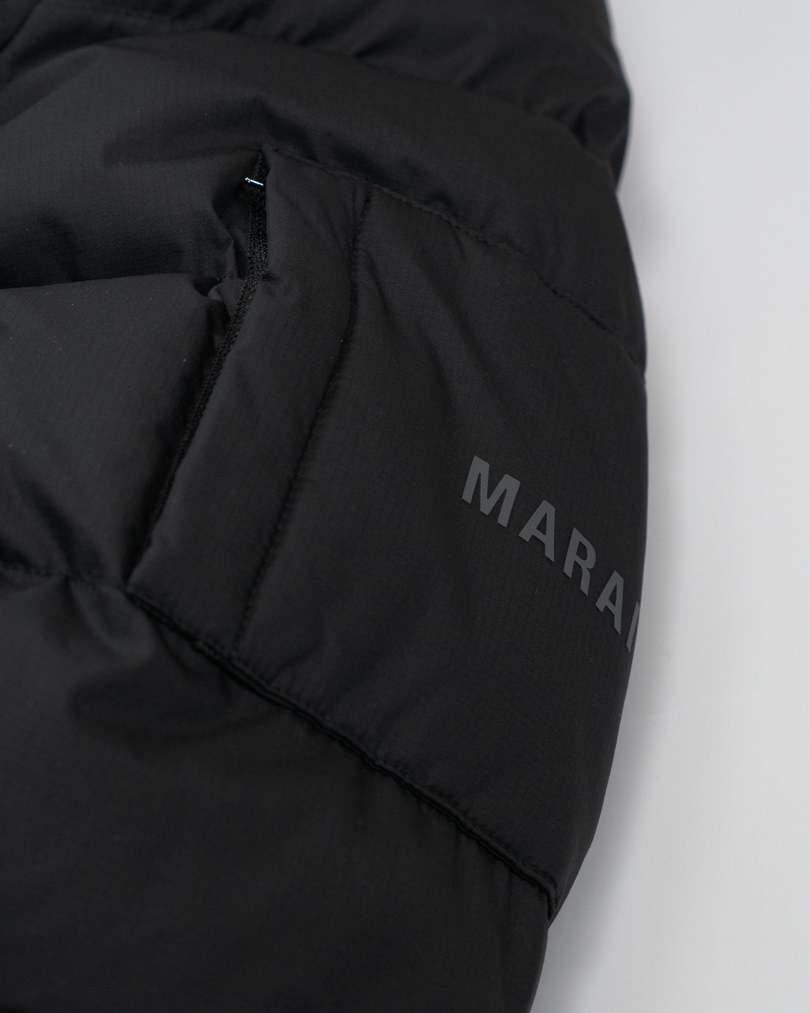 Ripstop Nylon Padded Puffer - Black