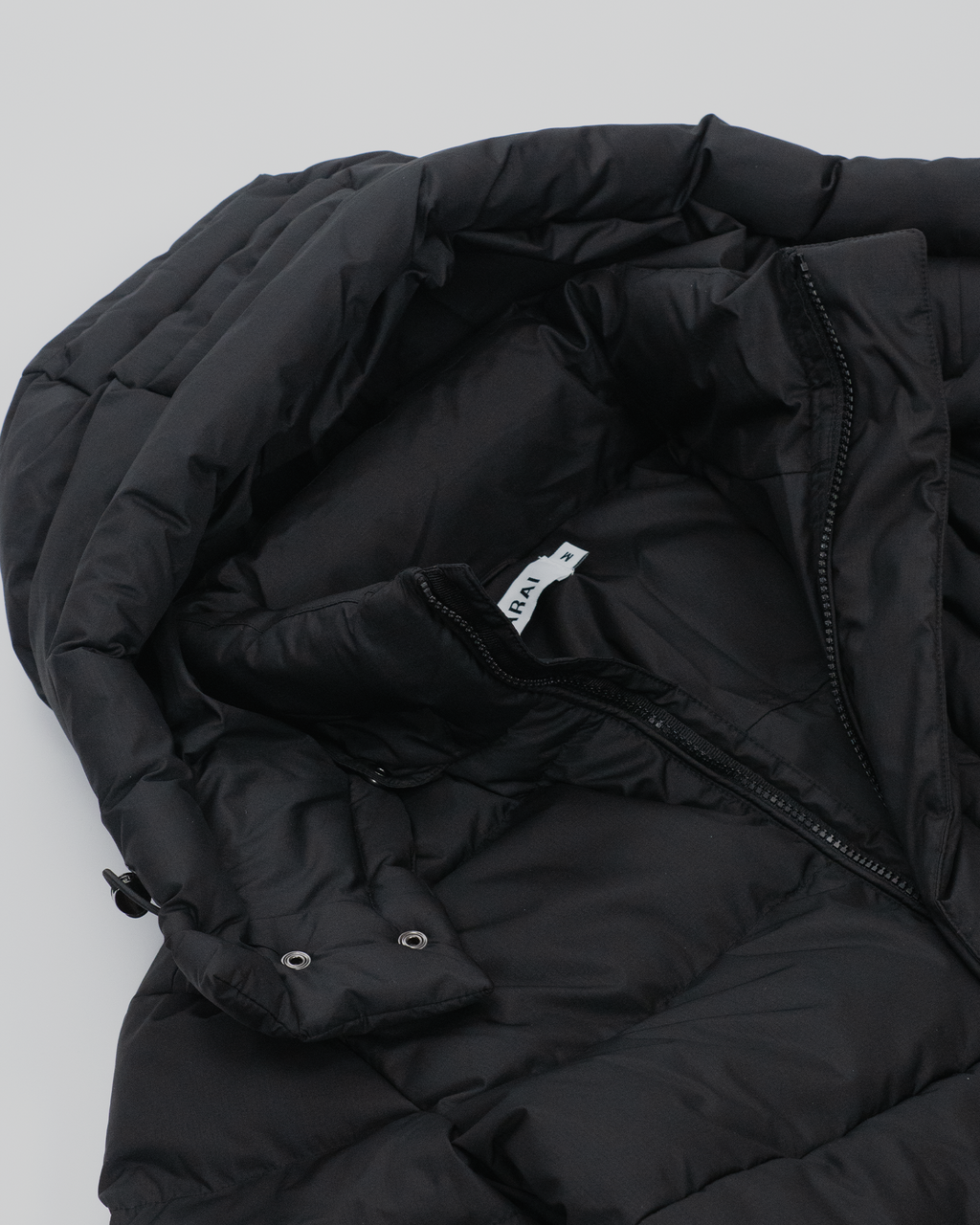 Ripstop Nylon Padded Puffer - Black