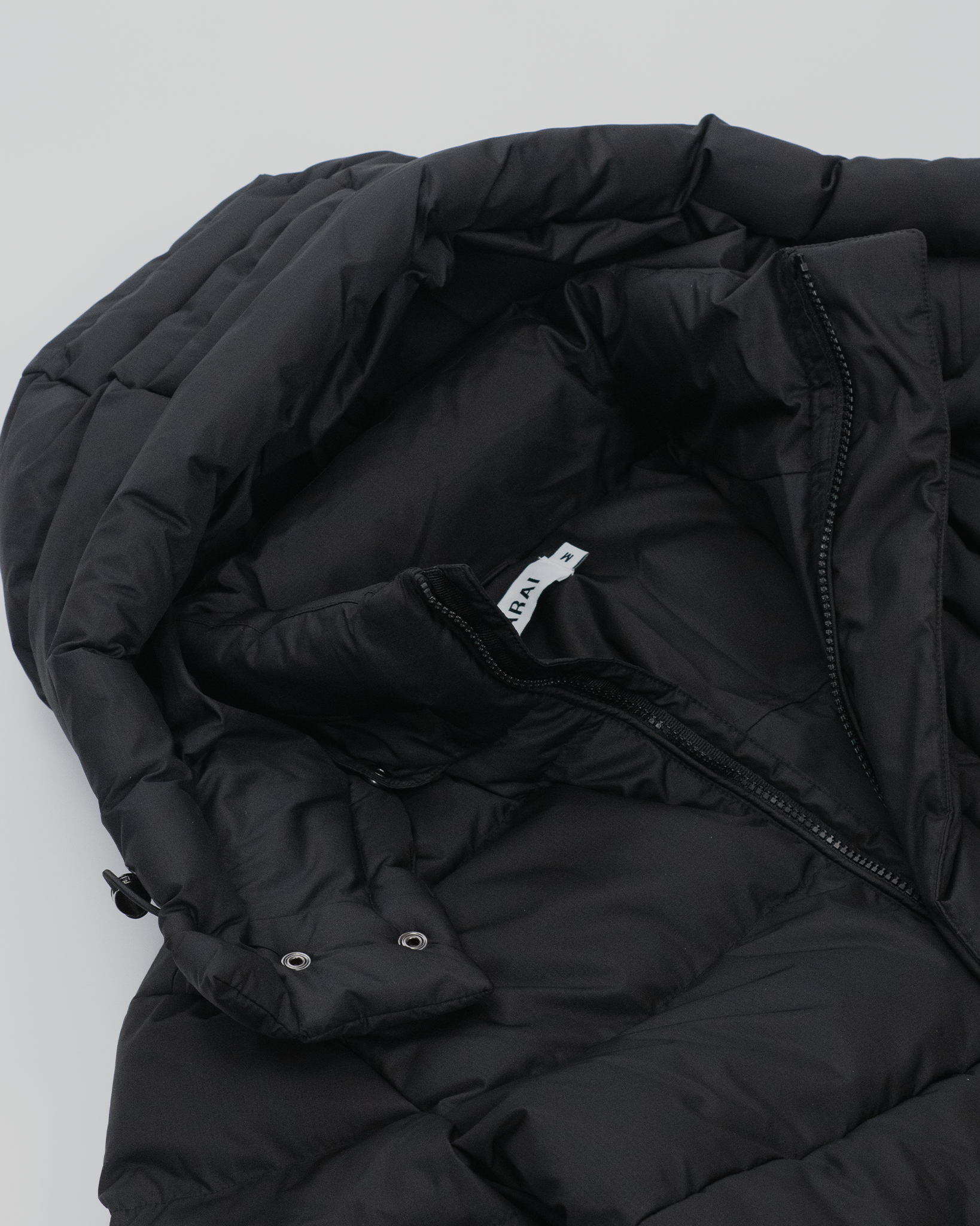 Ripstop Nylon Padded Puffer - Black