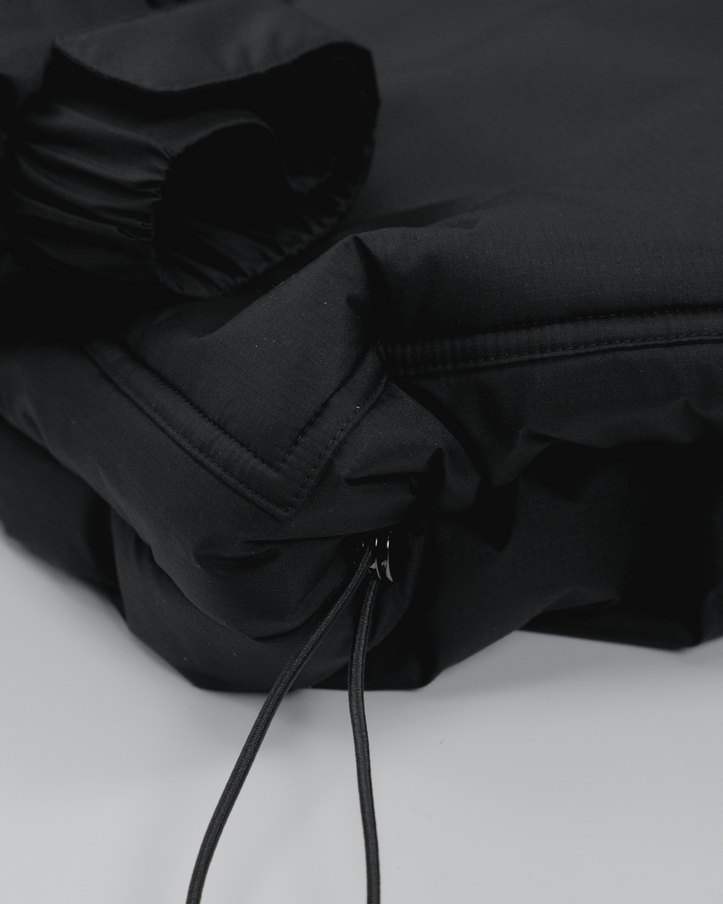 Ripstop Nylon Padded Puffer - Black