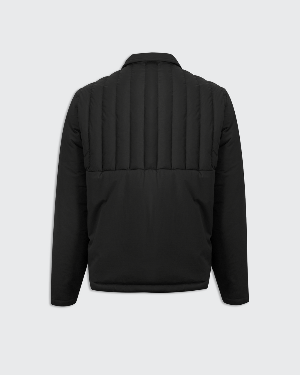 Ripstop Nylon Padded Field Jacket - Black