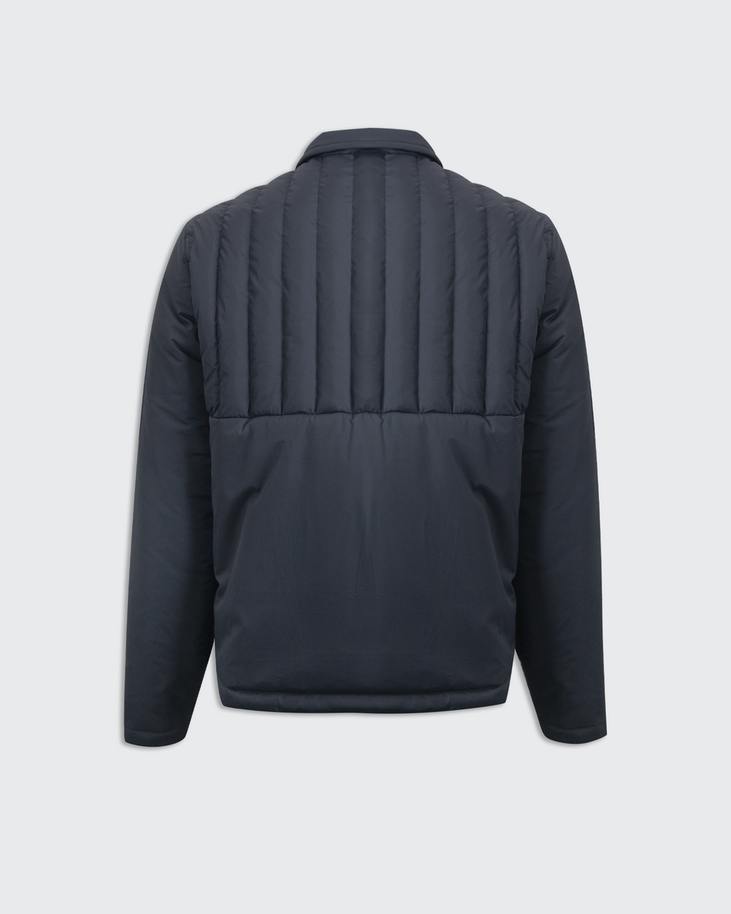 Ripstop Nylon Padded Field Jacket - Dark Grey