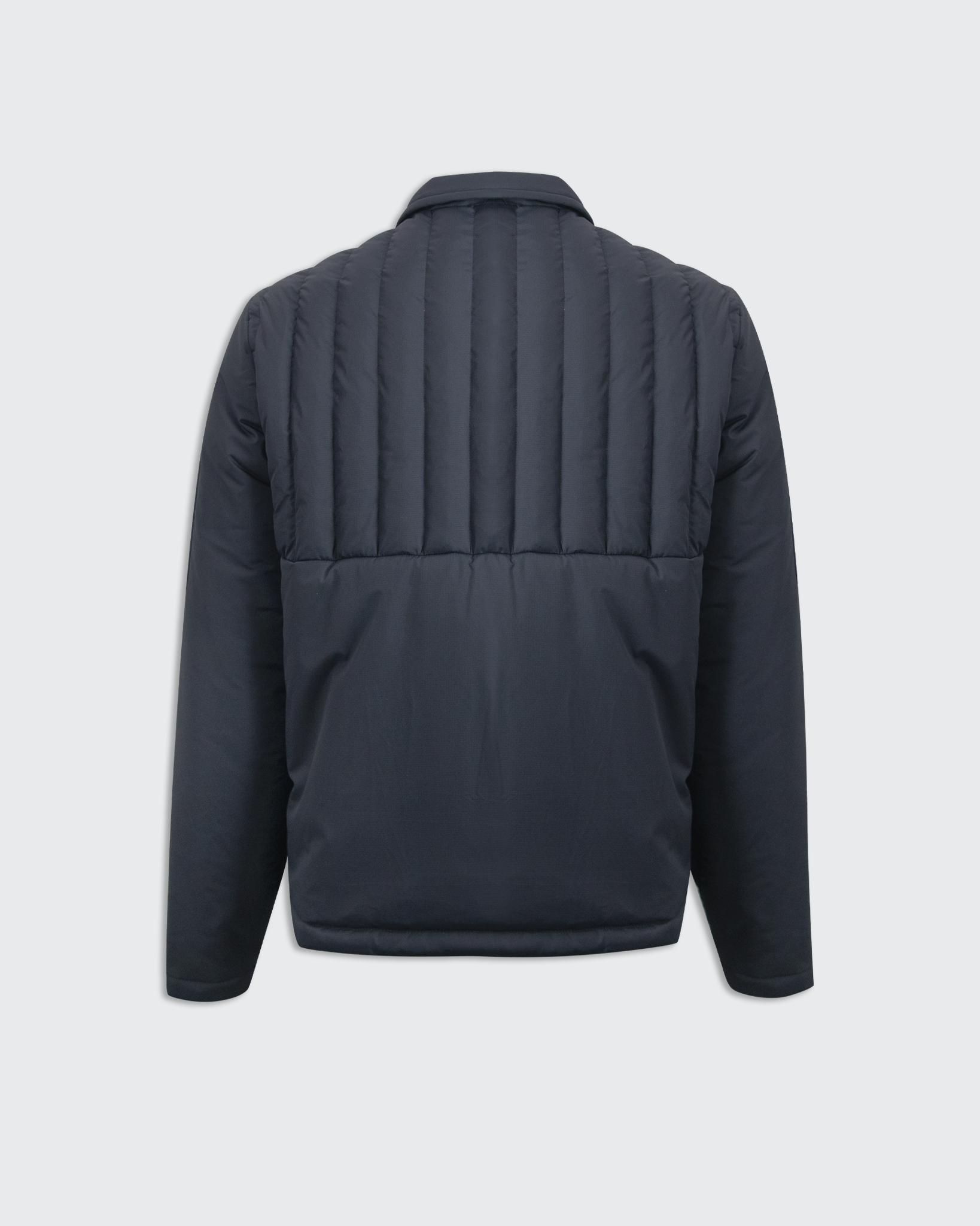 Ripstop Nylon Padded Field Jacket - Dark Grey