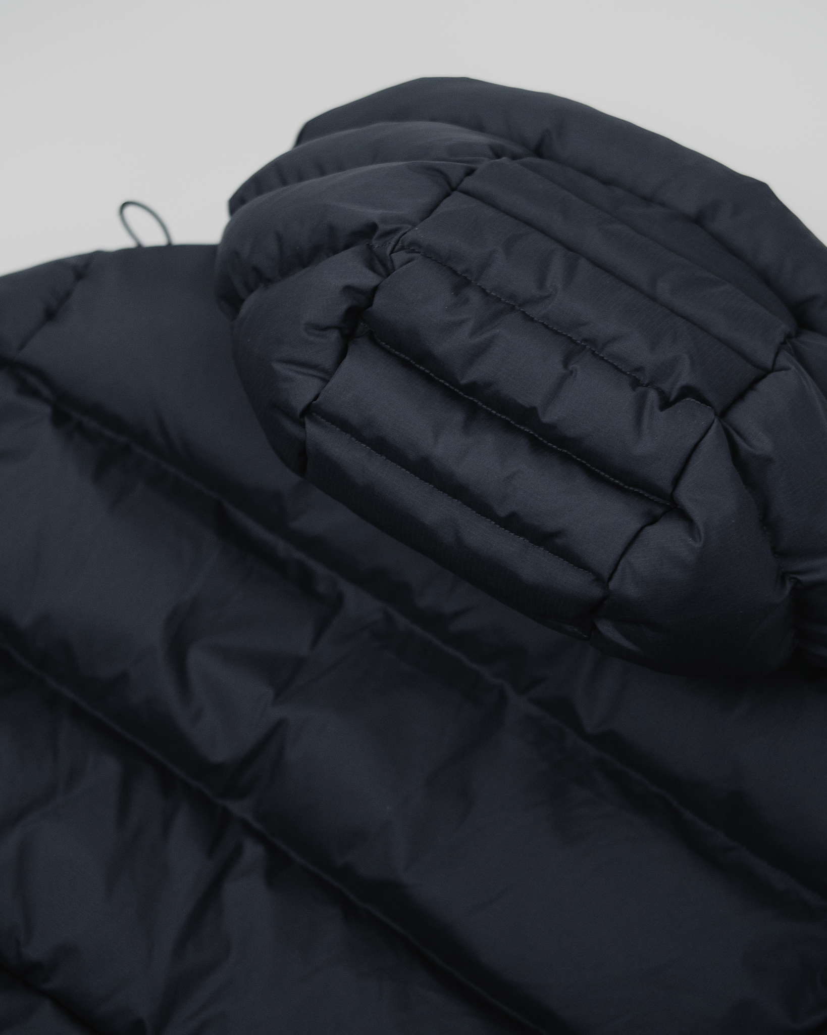 Ripstop Nylon Padded Puffer - Navy
