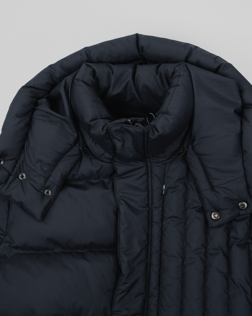 Ripstop Nylon Padded Puffer - Navy