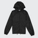 Ripstop Nylon Hooded Windbreaker - Black