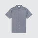 Mercerised Pique S/S Button Shirt - Turbulence