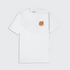 Vortex Bubble Logo T-Shirt - White/Orange