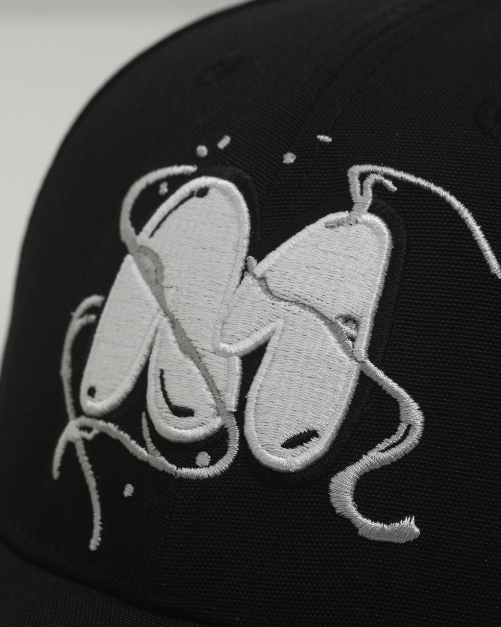 Vortex Bubble Logo Twill Pitcher - Black/White