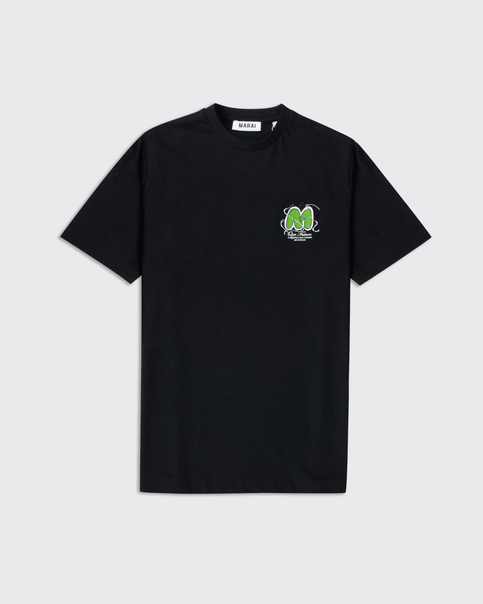 Vortex Bubble Logo T-Shirt - Black/Green